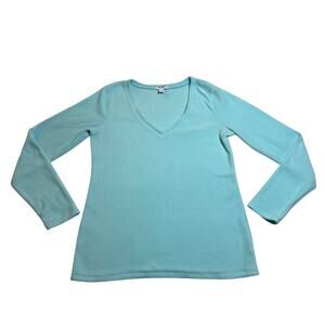 Old Navy V-Neck Fleece Pullover Top Size Small Layer Casual Cozy Winter